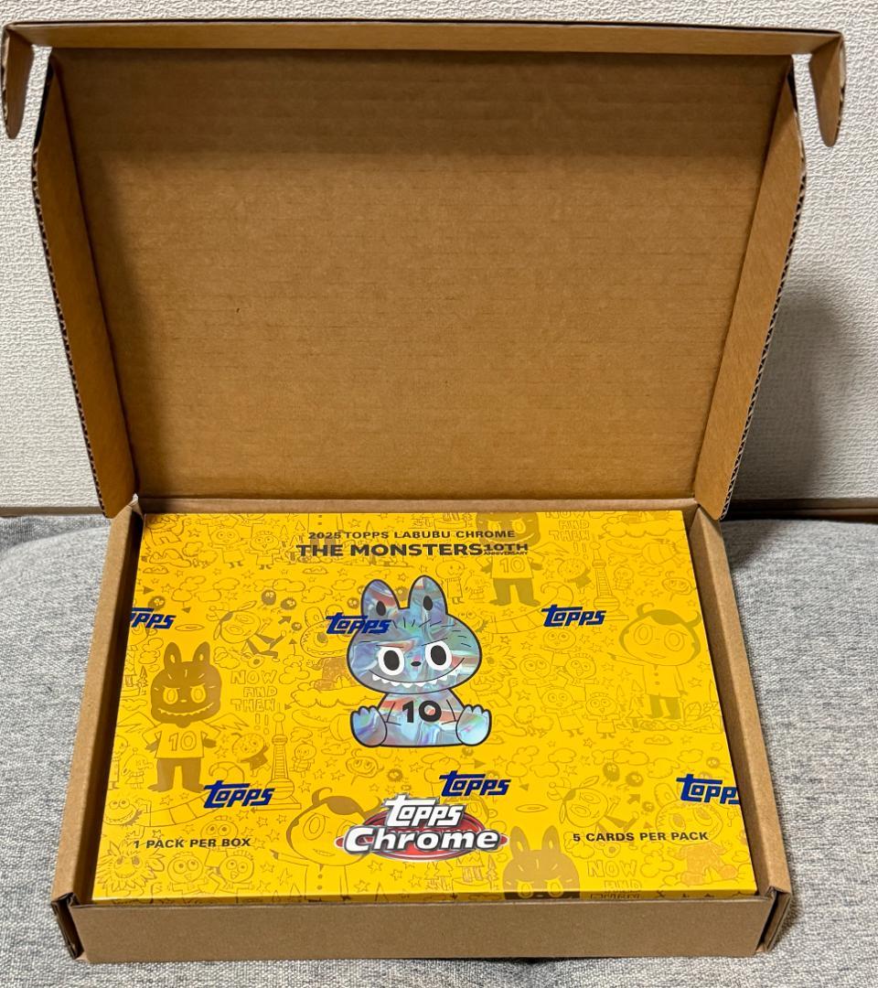 【新品未開封1BOX】2025 Topps Chrome Labubu ラブブ