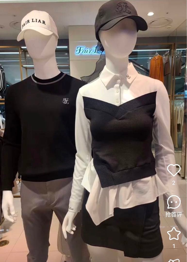 新品未使用 fairliar フェアライアー トップス 長袖 シャツ Sサイズ