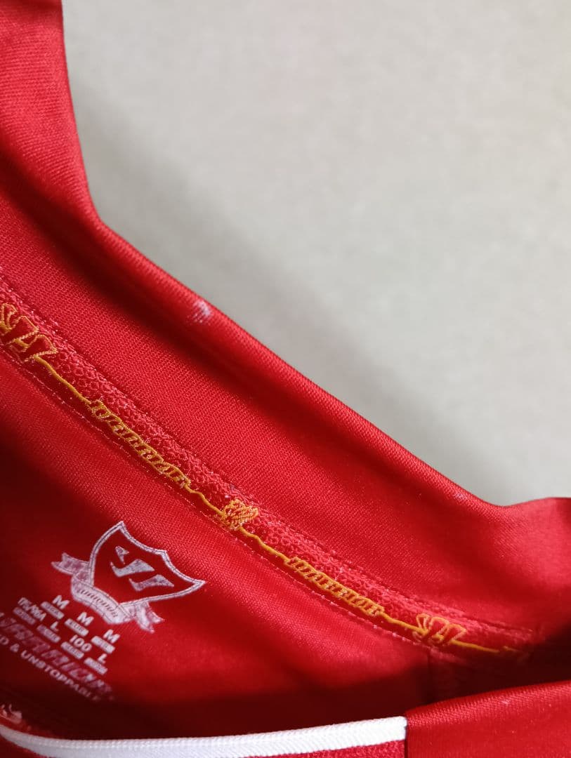 【正規品】リバプール 13-14 ユニフォーム ジェラード♯8／WARRIOR製