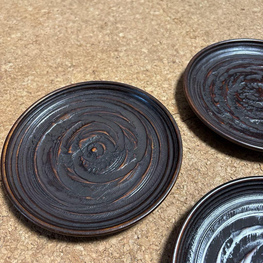 新品 象彦 象谷塗 菓子鉢 銘々皿 5枚セット