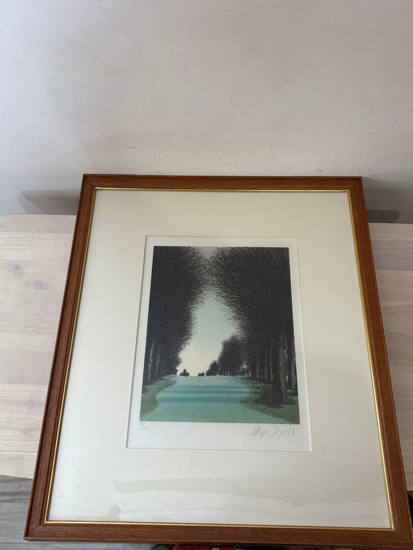 ジャック　デペルト リトグラフ ゴルフ場　ビンテージ品