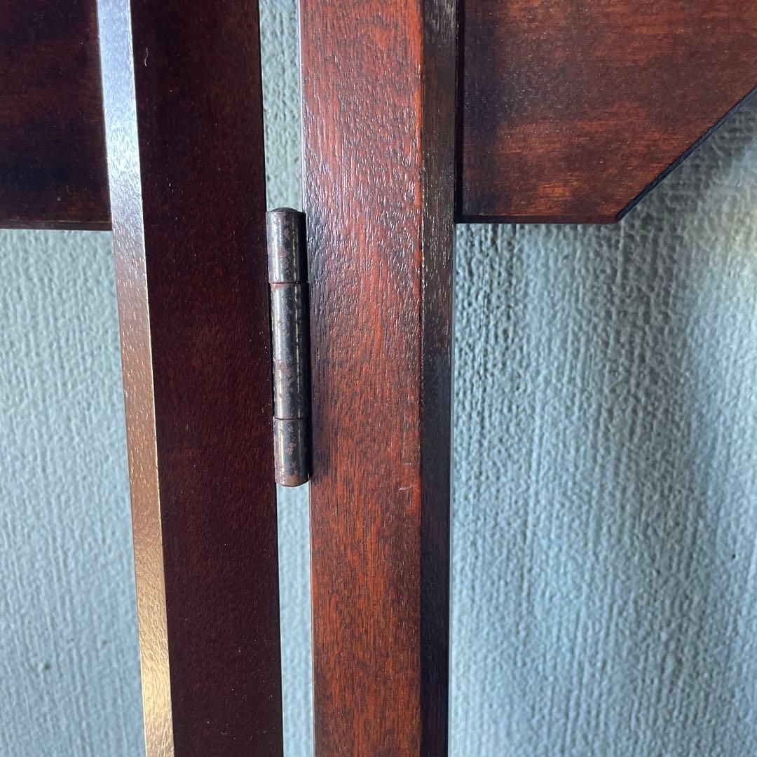 【希少】松本民芸家具　衣桁　衣紋掛け　ハンガー　着物掛け　サクラ材　美品