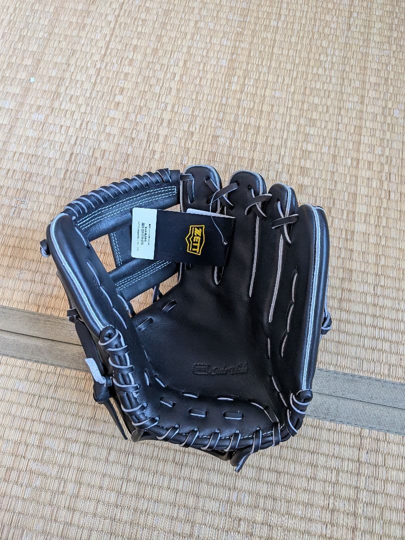新入生大歓迎 ZETT 硬式野球・内野手用グローブ 黒