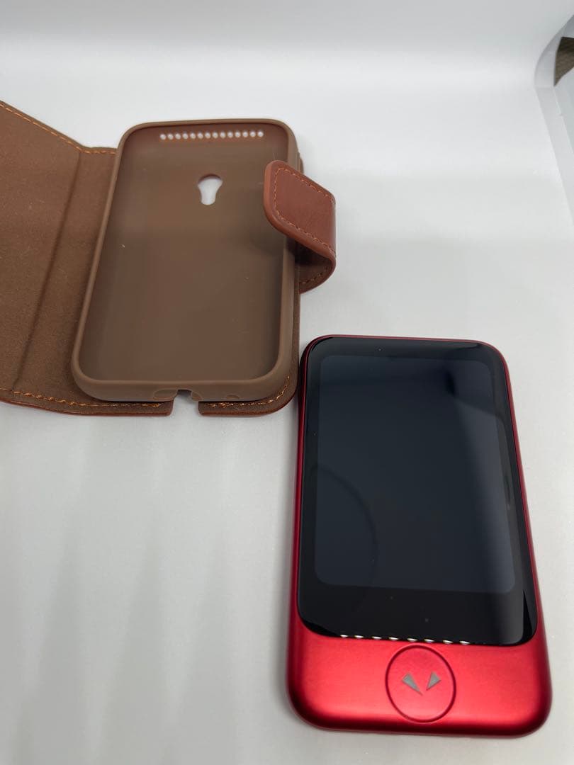 POCKETALK 翻訳機 レッド 本体と付属品