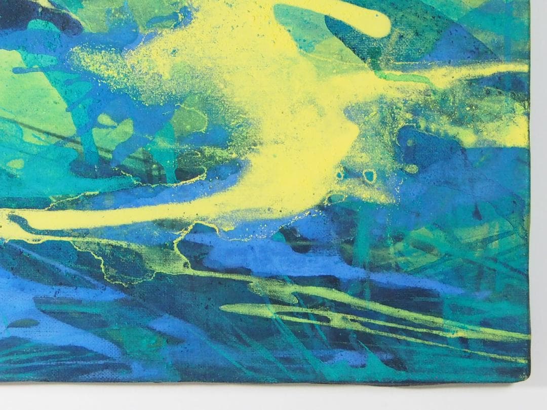 福市幸子「Original Evidence」◆キャンバス油彩画◆裏書有◆F4号