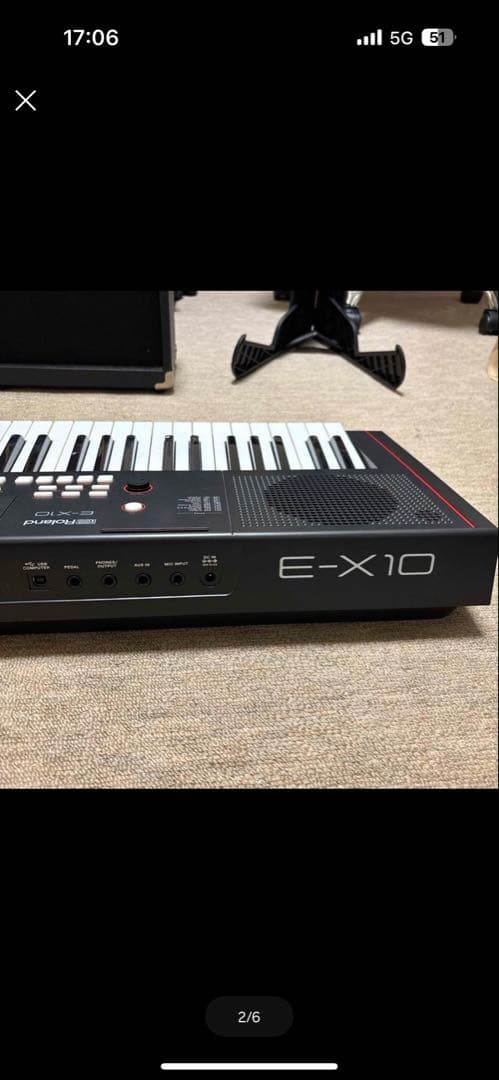Roland E-X10 シンセサイザー 61鍵