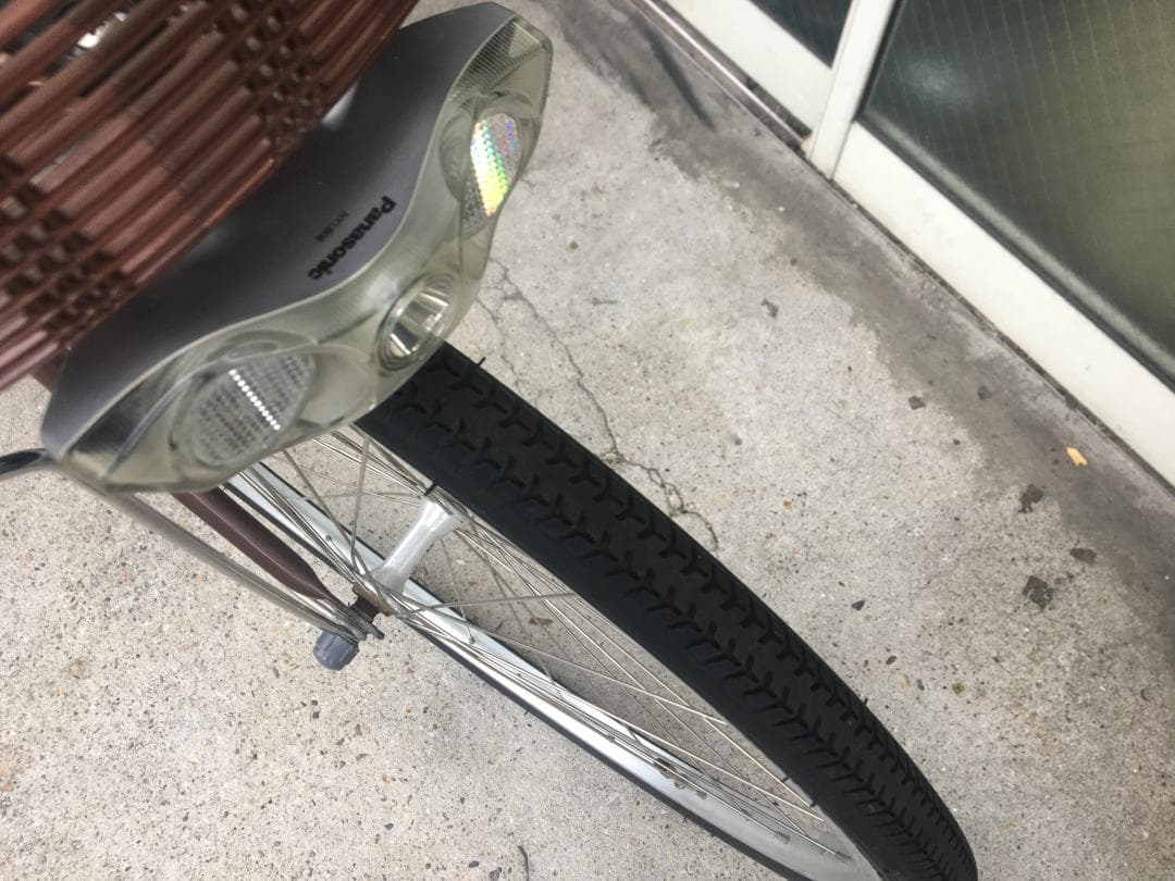 地域限定送料無料　ビビ　ライトユー　軽量モデル　6,6AH　茶　神戸　電動自転車