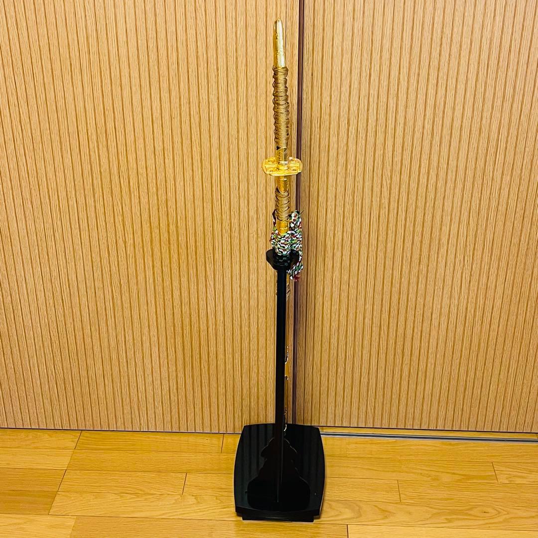 【希少】高級模造刀 太刀 陣太刀 刀袋・刀掛台付き