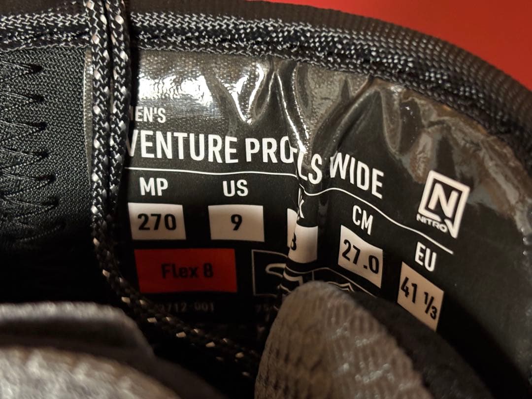 【新品】NITRO VENTURE PRO TLS Wide 27cm