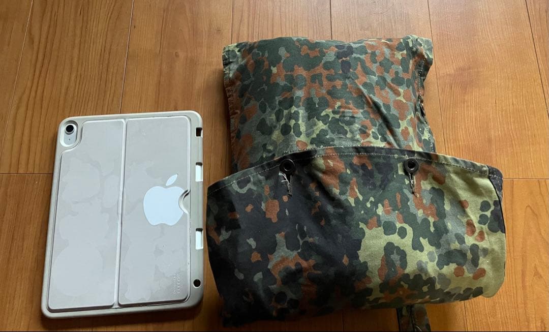 ドイツ軍幕放出品パップテント専用ポールペグポンチョフード収納袋ポールペグ収納袋