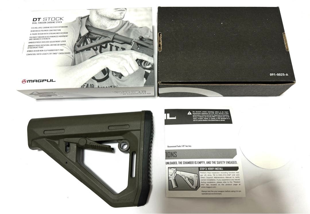 り*う様 実物　MAGPUL DT ストック　ODG M4 AR15 ストック
