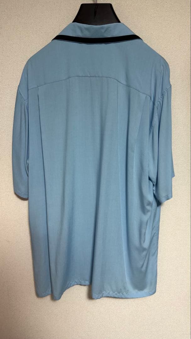 セリーヌ 21SS ボーリングシャツ ロゴ刺繍 半袖シャツ 38