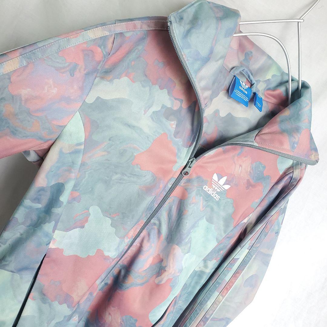 adidas カモフラージュ ジップアップジャージ