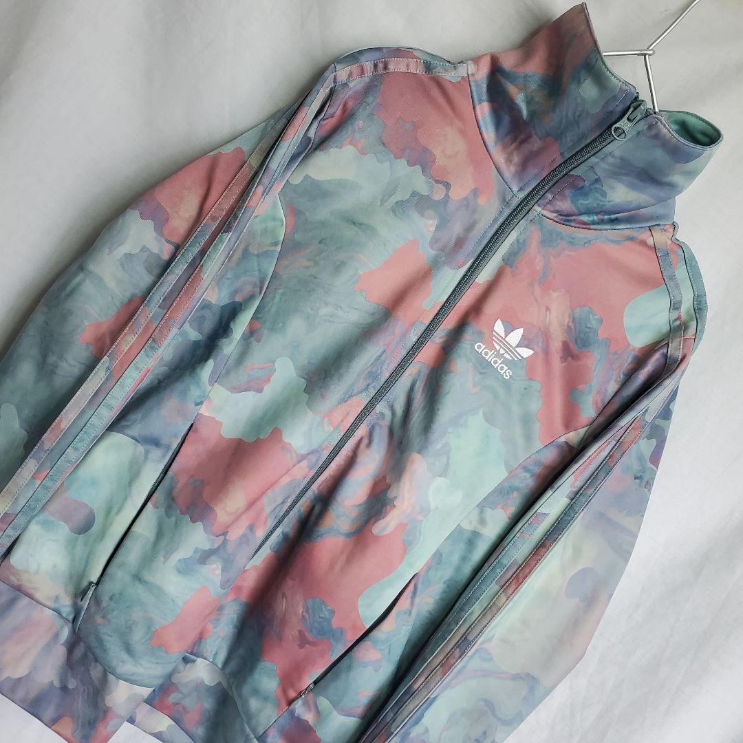 adidas カモフラージュ ジップアップジャージ