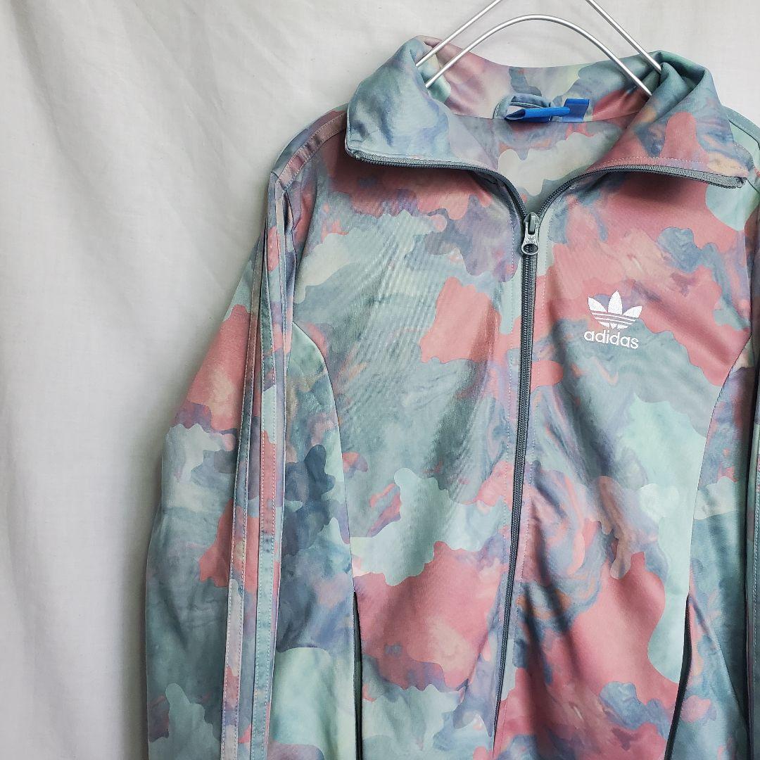 adidas カモフラージュ ジップアップジャージ