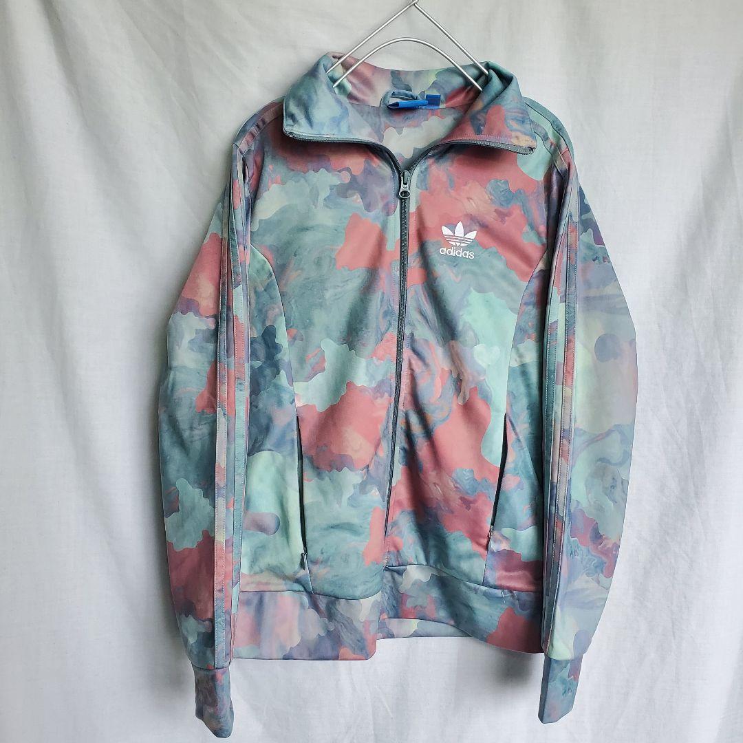 adidas カモフラージュ ジップアップジャージ