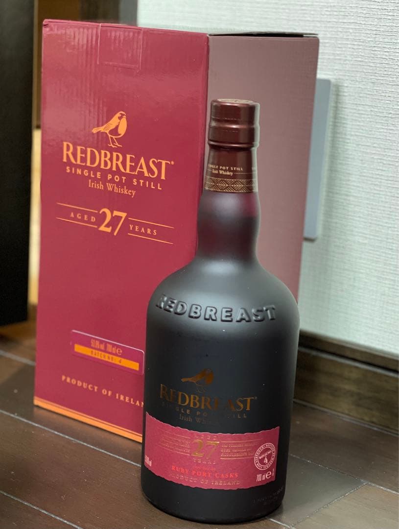 レッドブレスト 27年　 ルビーポートカスク カスクストレングス バッチ4完売品