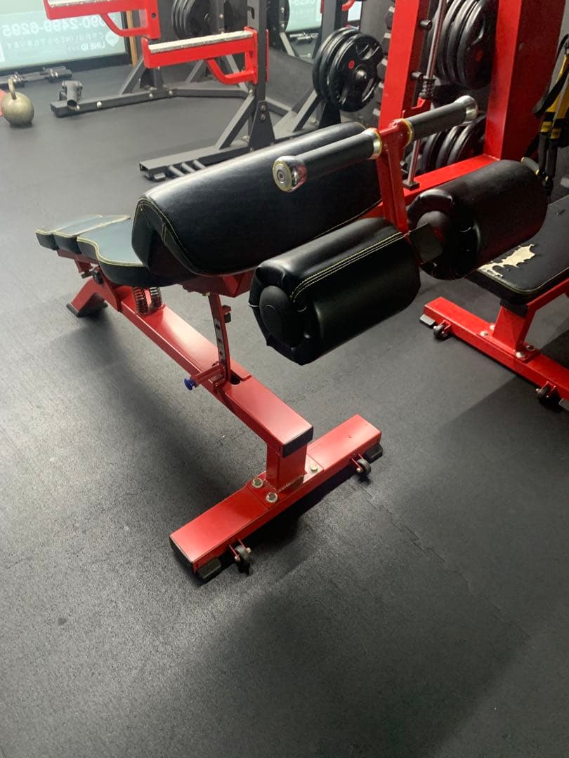 腹筋ベンチ　アブベンチ　腹筋台　調整可能トレーニングベンチ 赤黒