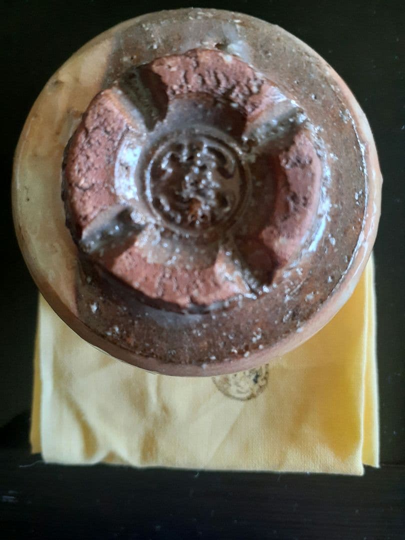 萩焼　御本 １３代　十三代　田原　陶兵衛　ぐい吞み　共箱　共布　栞　本人造