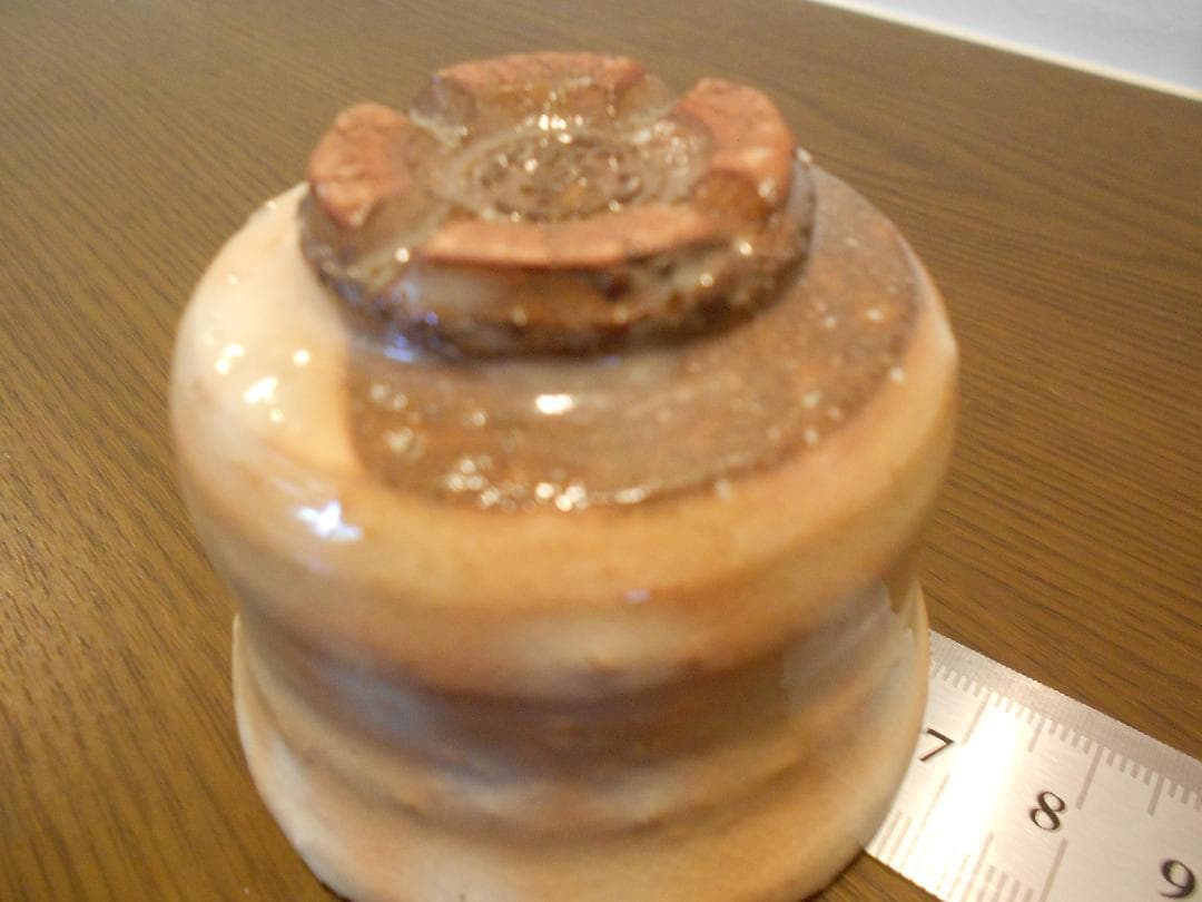 萩焼　御本 １３代　十三代　田原　陶兵衛　ぐい吞み　共箱　共布　栞　本人造