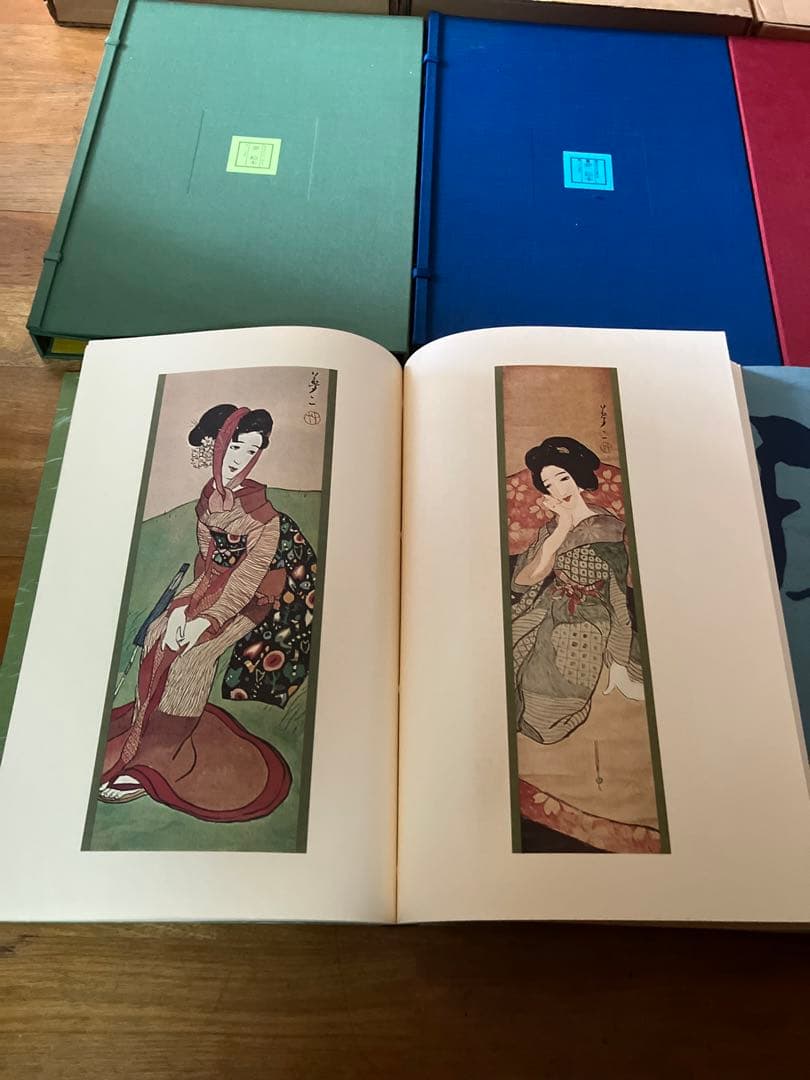 美品　夢二絵本　春、夏、秋