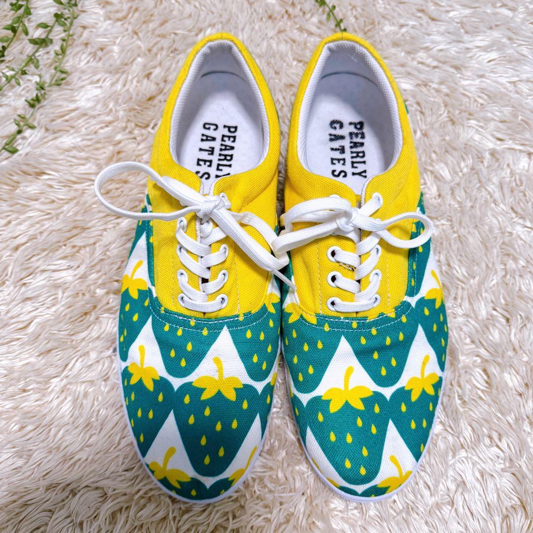 【未使用】PEARLY GATES パーリーゲイツ　ゴルフシューズ　25.5