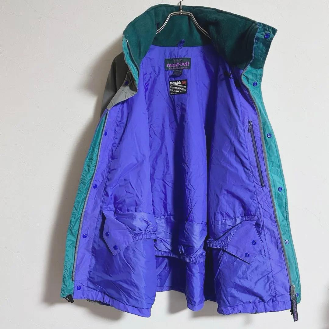 【希少】90s mont·bell モンベル スノーウェア 上下セットアップ▪L
