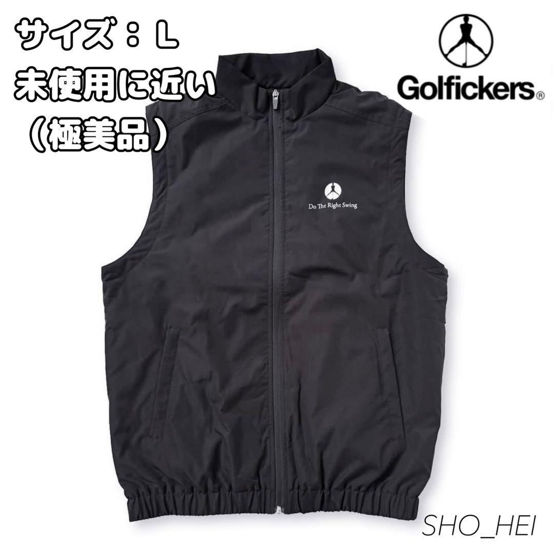 【美品】Golfickers ベスト（黒）