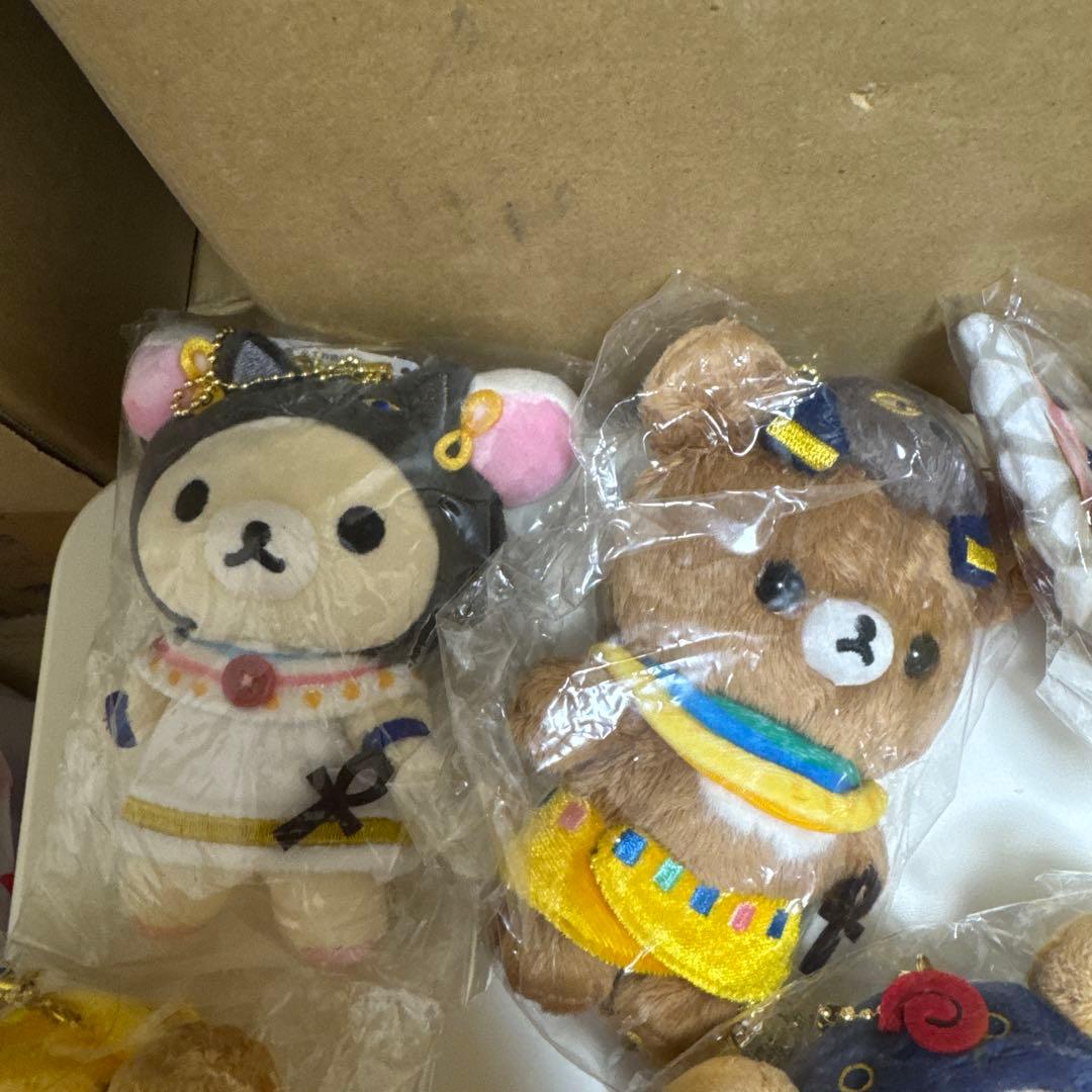 古代エジプト展　リラックマぶらさげぬいぐるみ7体セット