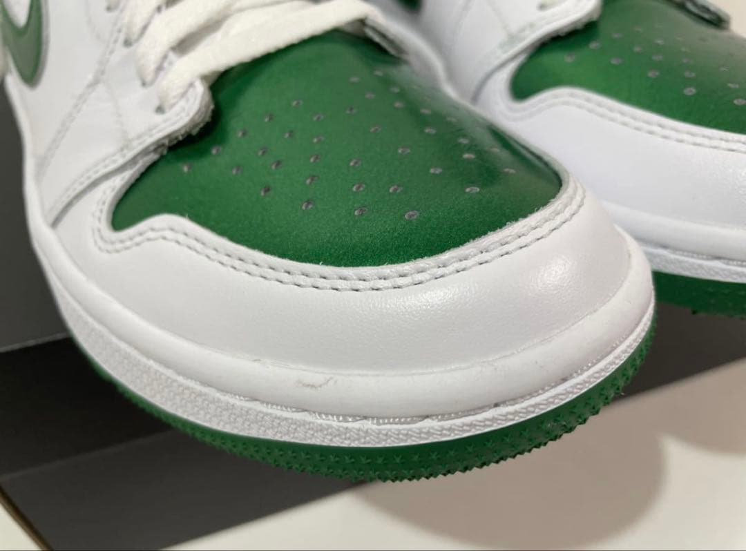 【新品】エアジョーダン1ハイ ゴルフ \"メタリックパイングリーン\"