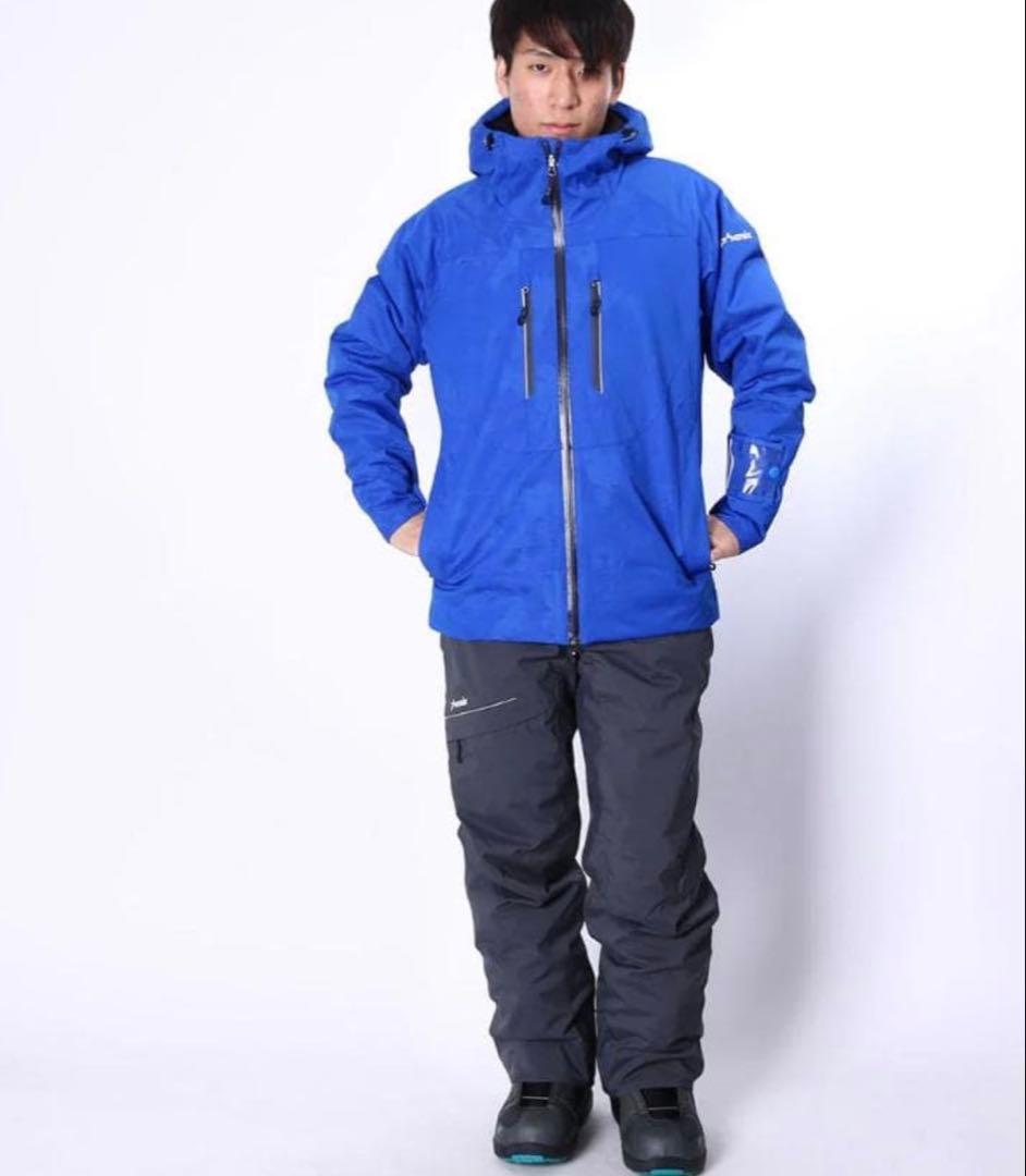 美品　フェニックス phenix Lサイズ　ブルー　セットアップ 上下