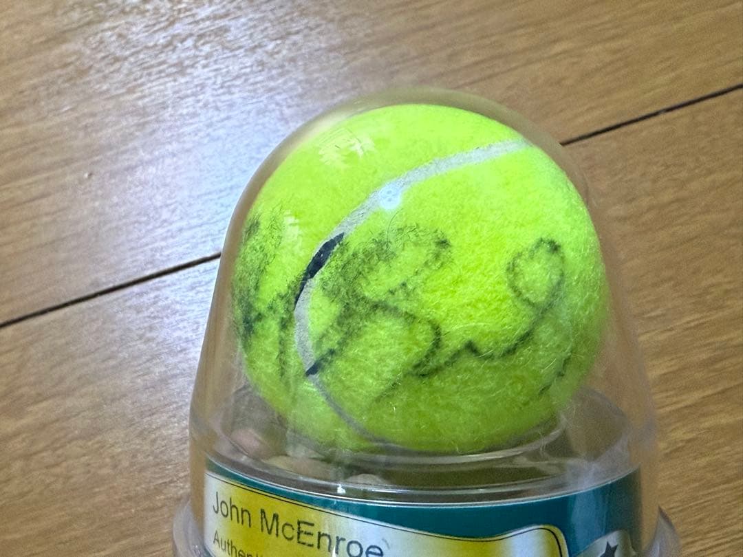 2008 Ace Authentic ジョン・マッケンロー 直筆サインボール