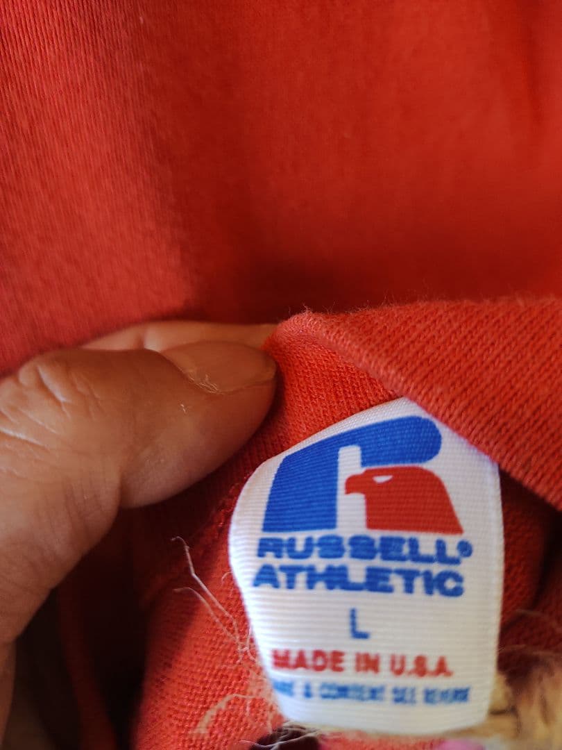 80年代ラッセル　フットボールシャツ