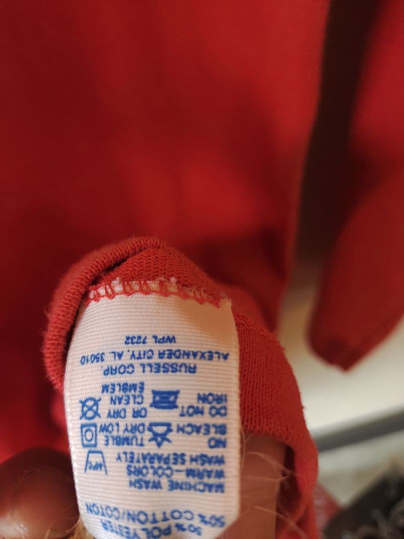 80年代ラッセル　フットボールシャツ