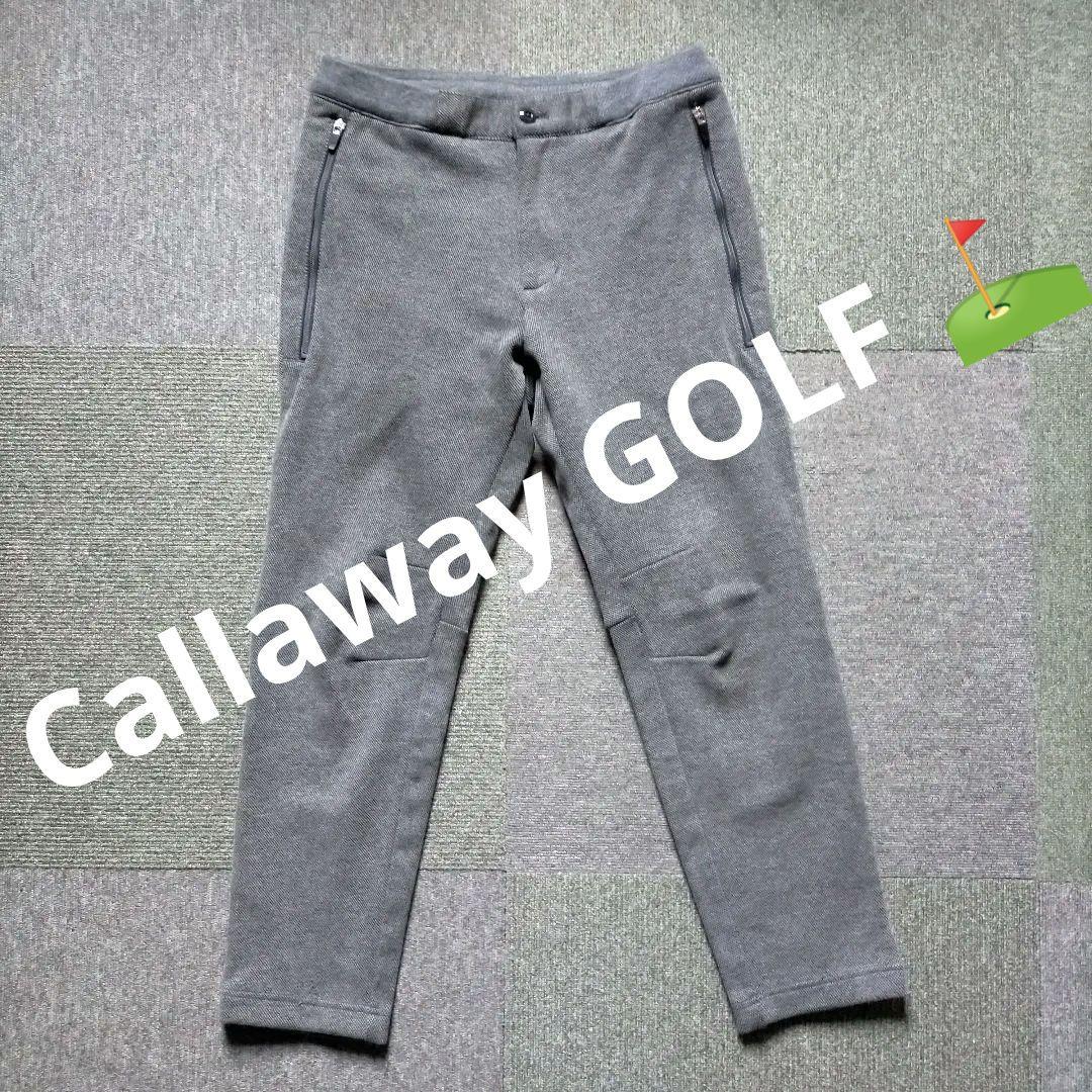 【美品】Callaway GOLF キャロウェイ ゴルフ ゴルフパンツ フリース