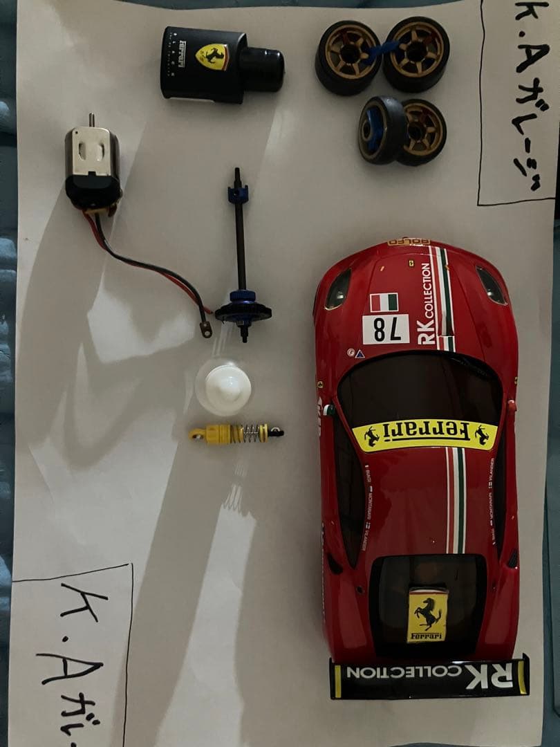 ミニッツラジコン「フェラーリf430チャレンジレーシング