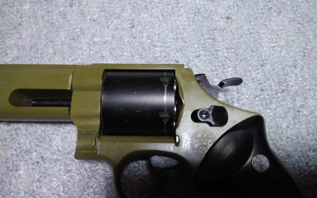 タナカワークス M629 NATOグリーン フラットサイド 44マグナム