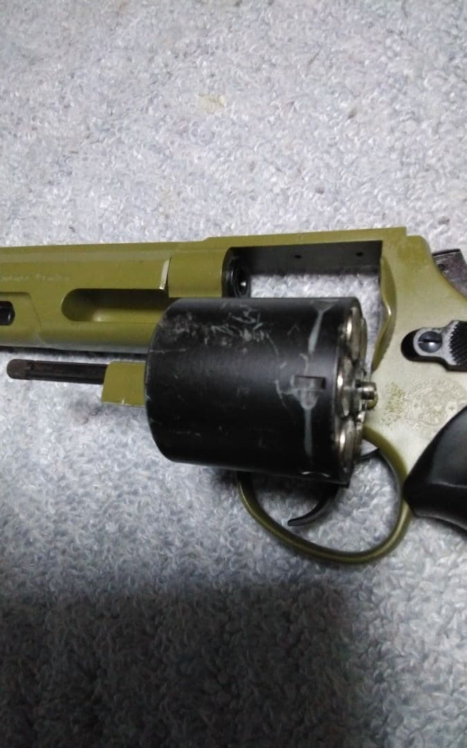 タナカワークス M629 NATOグリーン フラットサイド 44マグナム