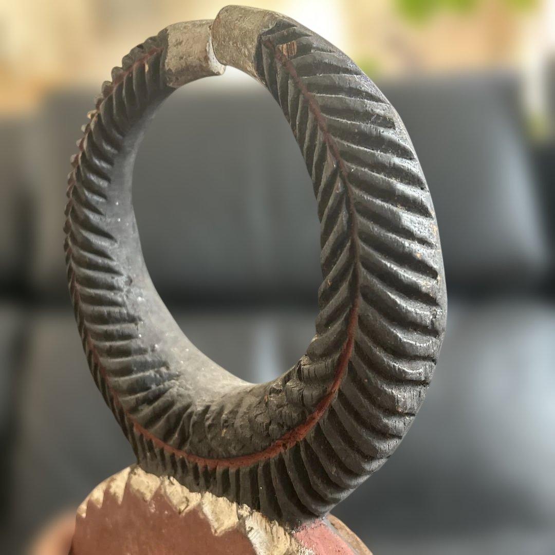 【ハツハル。】アフリカ　大きなバウレ族プレプレマスク‼️