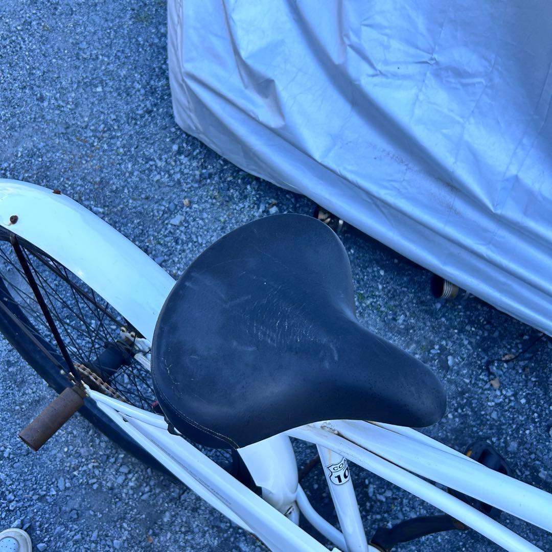 ★ビーチクルーザー★ ホワイトrainbow