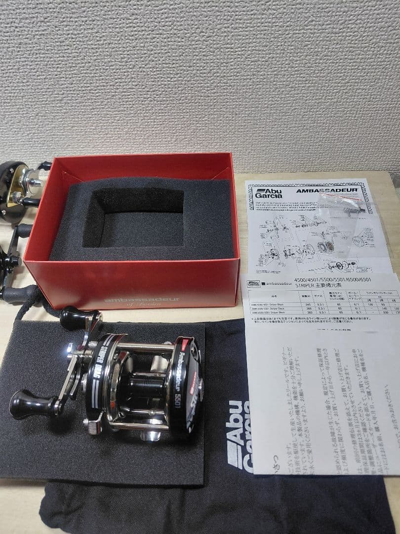 ABU 5501 ストライパー 左　ファクトリーチューン 未使用品