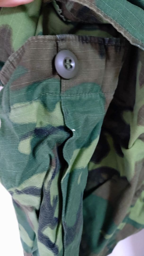 米軍 ベトナム戦争 ERDLグリーンリーフ迷彩パンツ サイズM-S