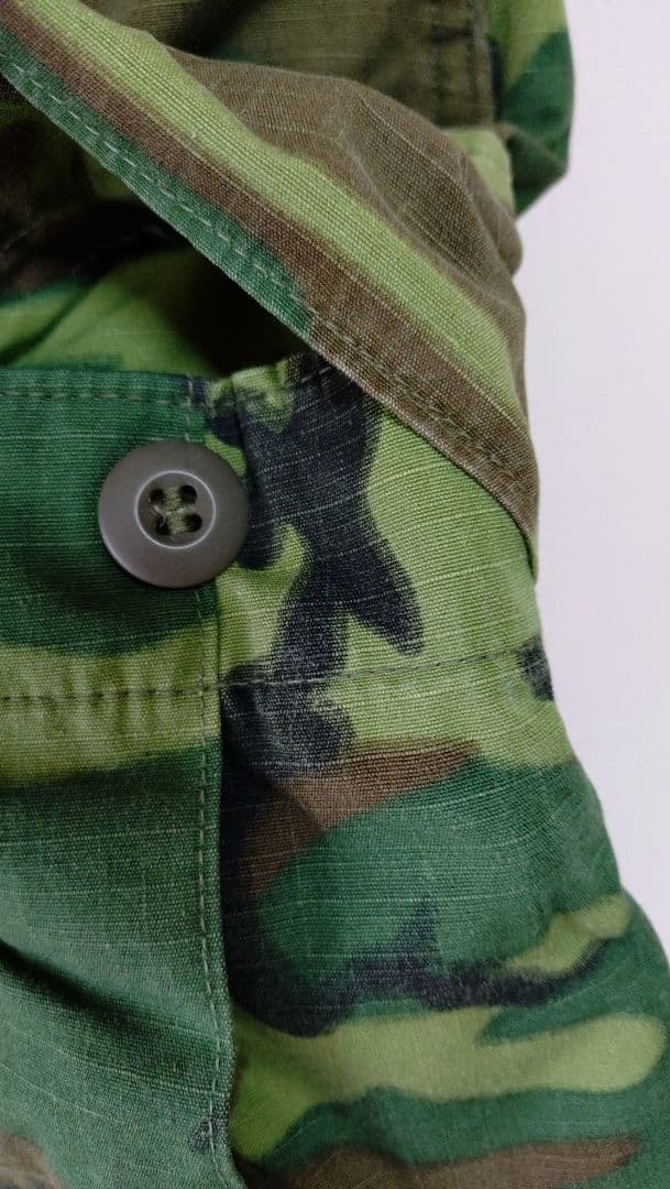 米軍 ベトナム戦争 ERDLグリーンリーフ迷彩パンツ サイズM-S