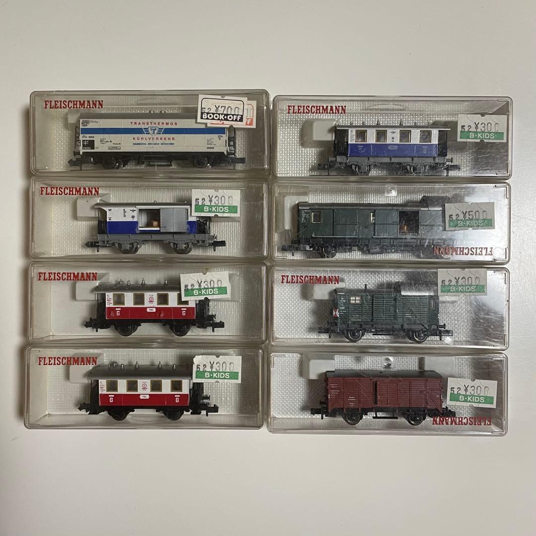fleischmann Nゲージ ドイツ帝国鉄道 貨物車 8体セット