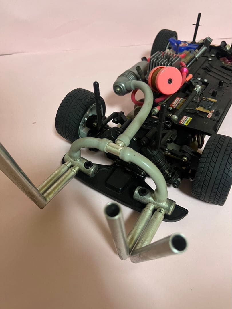 【値下げしました】 エンジンラジコンタミヤTG10セルシオタケヤリ仕様プロポ付き