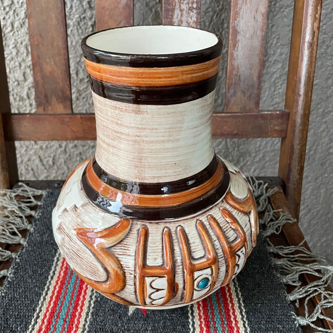 60s〜70s アメリカアンティーク　トレジャークラフト壷　USA製ヴィンテージ