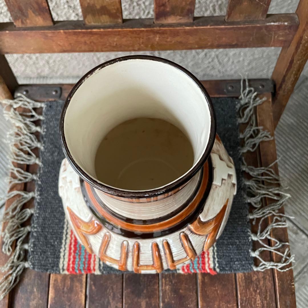 60s〜70s アメリカアンティーク　トレジャークラフト壷　USA製ヴィンテージ