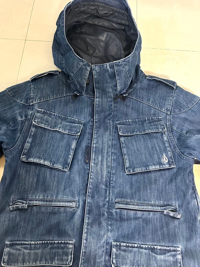 超レア！　VOLCOM スノーボードウェア　リアルデニム　上下セットアップ