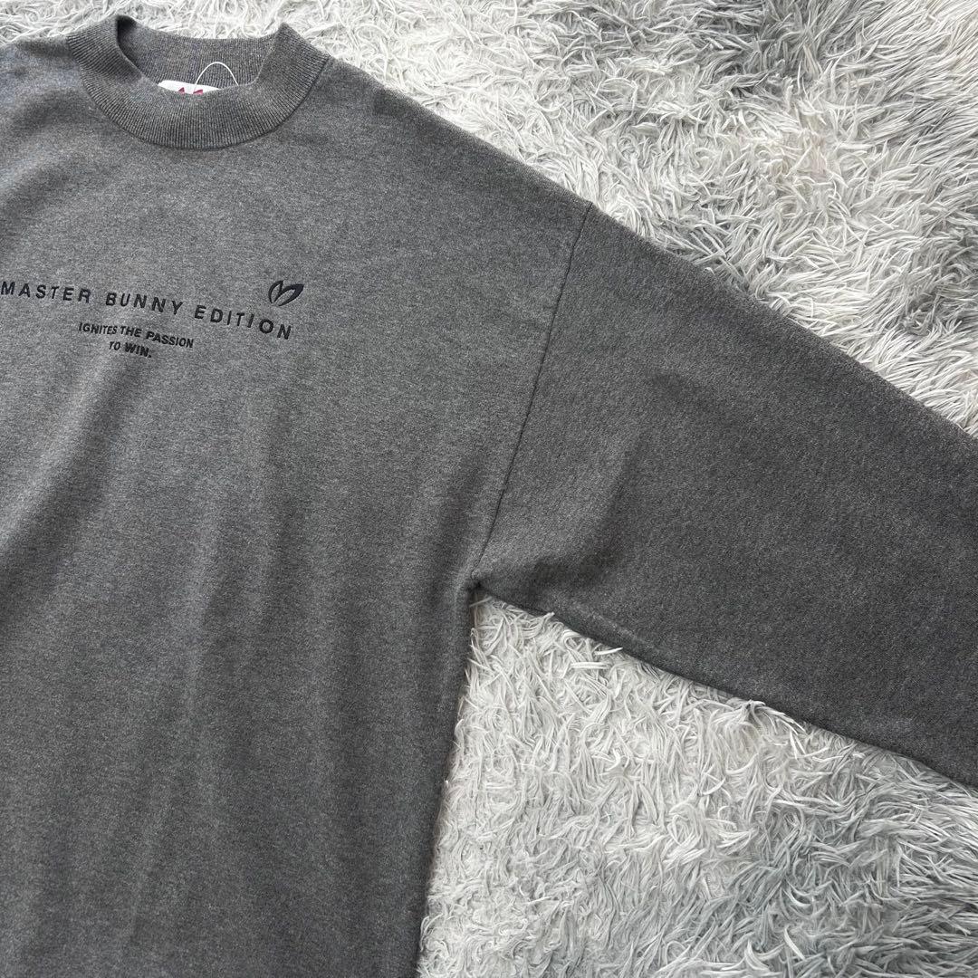新品　マスターバニーエディション　ニット　セーター　モックネック　グレー　7