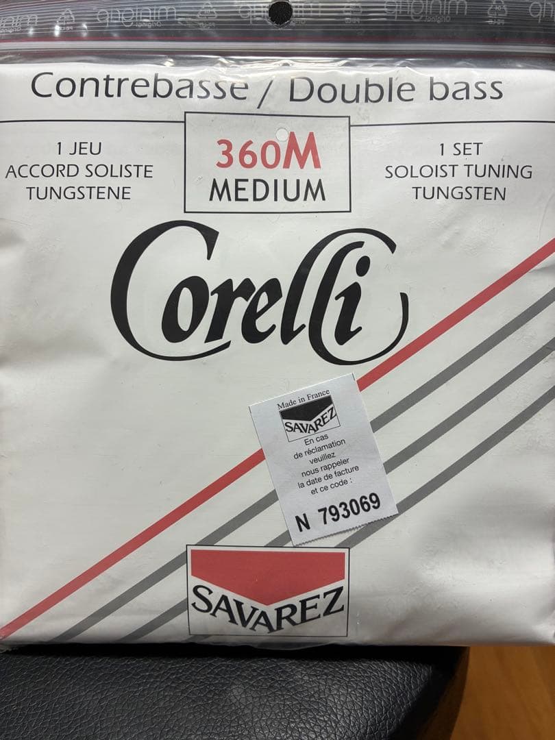 Corelli 360M コントラバス弦セット